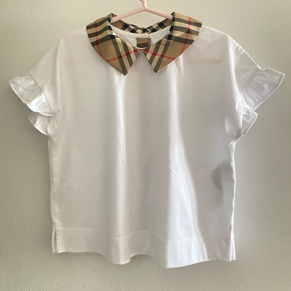 Little Girls Burberry Top Size 6Y